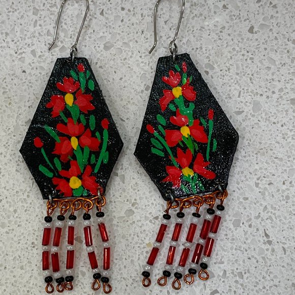 None Jewelry - Earrings Hand Painted